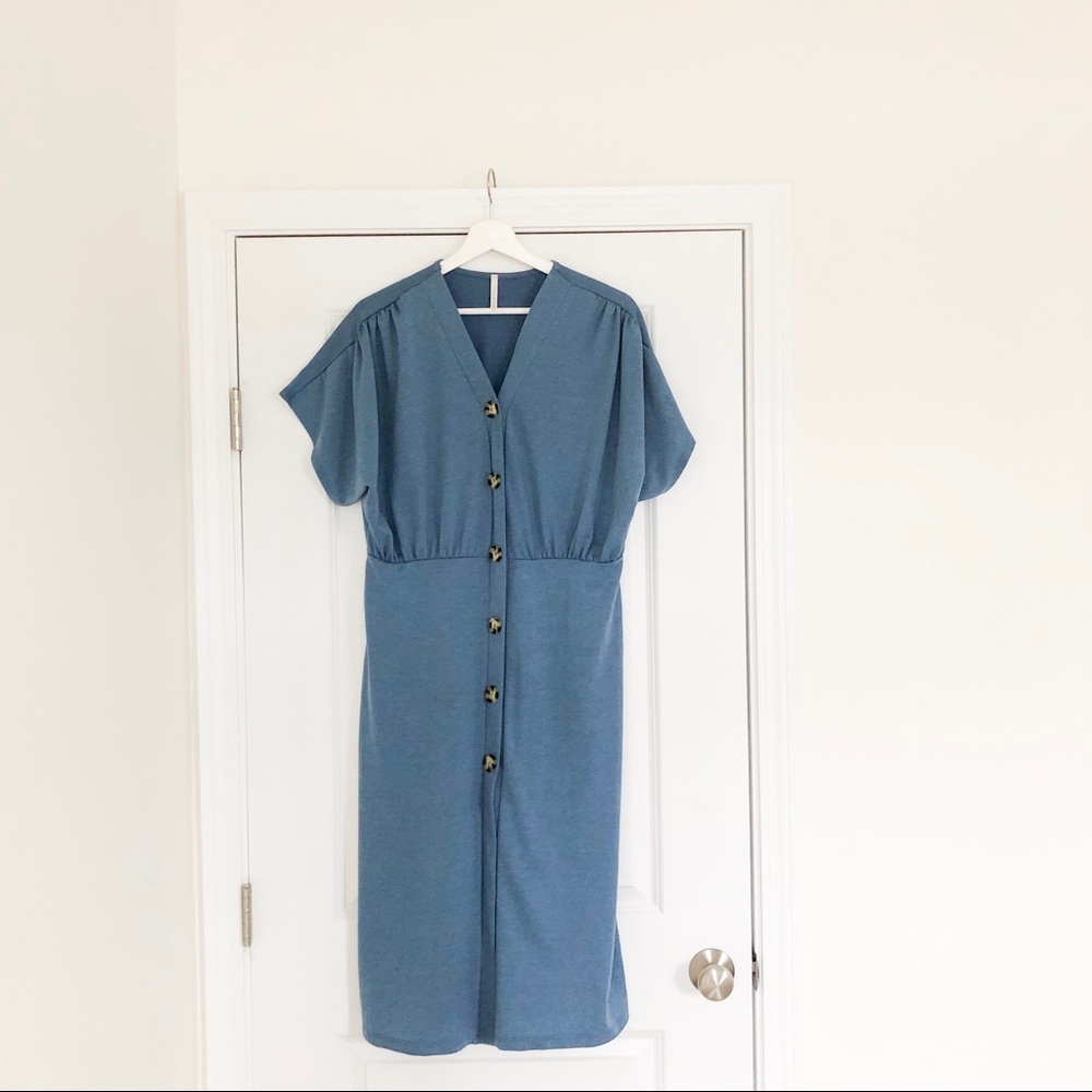 Lime N Chili Soft Blue Dress